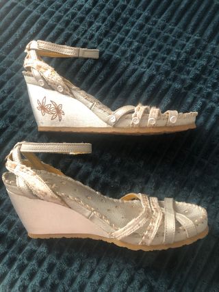 Sandalias plateadas Art 41