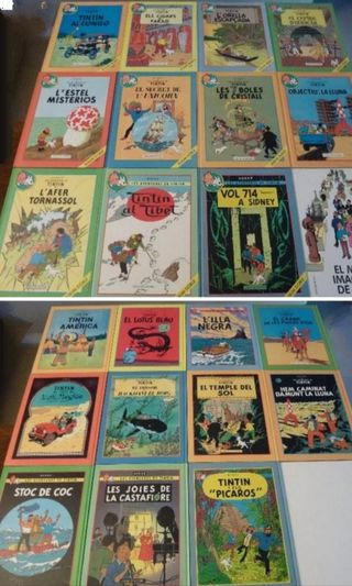 Colección libros de Tintin Herge