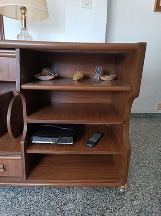 Mueble de entrada 1m de ancho y espejo