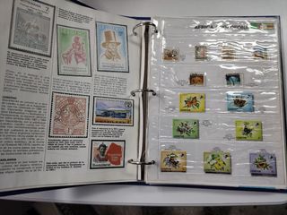 Colección de sellos de todo el mundo 