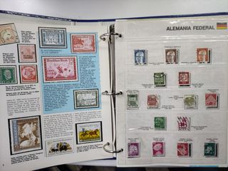 Colección de sellos de todo el mundo 