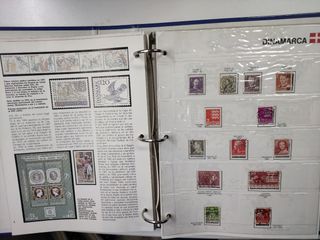 Colección de sellos de todo el mundo 