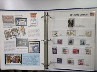 Colección de sellos de todo el mundo 