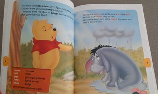 Libro infantil español-ingles Winnie the Pooh