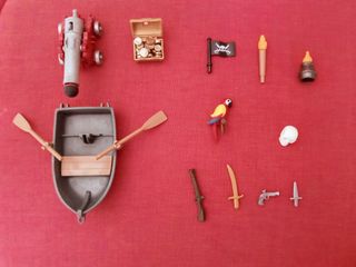 Lote maletín Playmobil y complementos