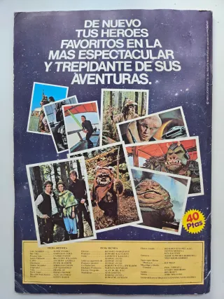 Album COMPLETO El Retorno del Jedi 1983