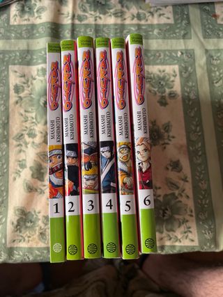 Naruto tomos 1 a 3