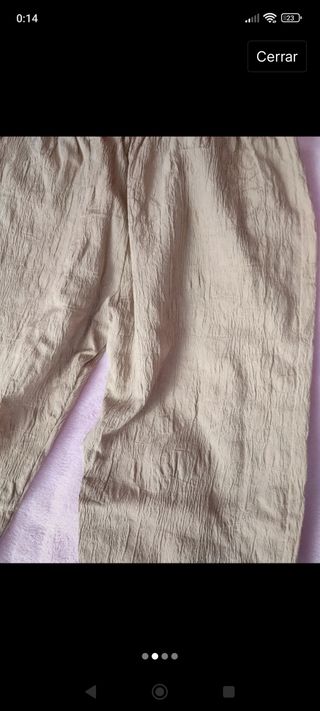 Pantalón hippie de lujo talla M