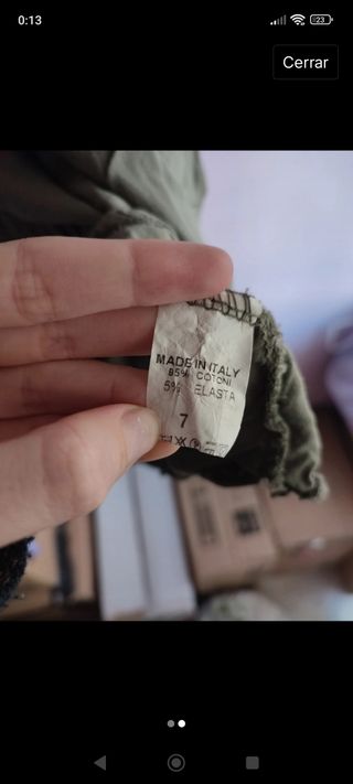 Camiseta hippie verde hombros descubiert