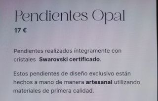 Pendientes Swarovski 