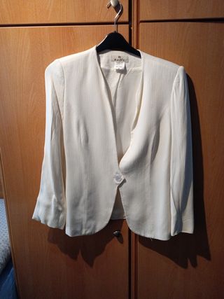 Blazer americana mujer blanca
