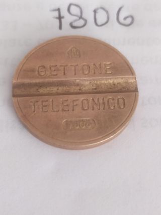 Gettone telefonico 7806