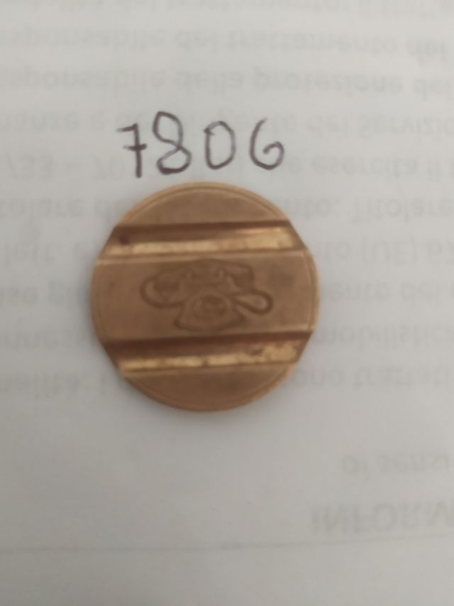 Gettone telefonico 7806