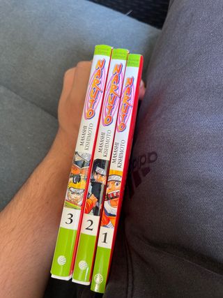 naruto mangas 1,2,3