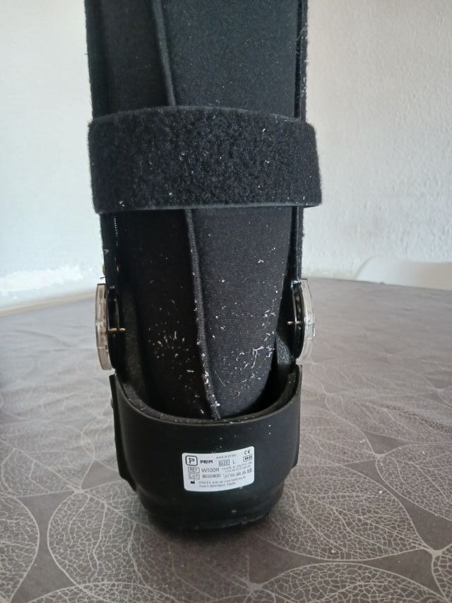  ortopedia bota Walker negra