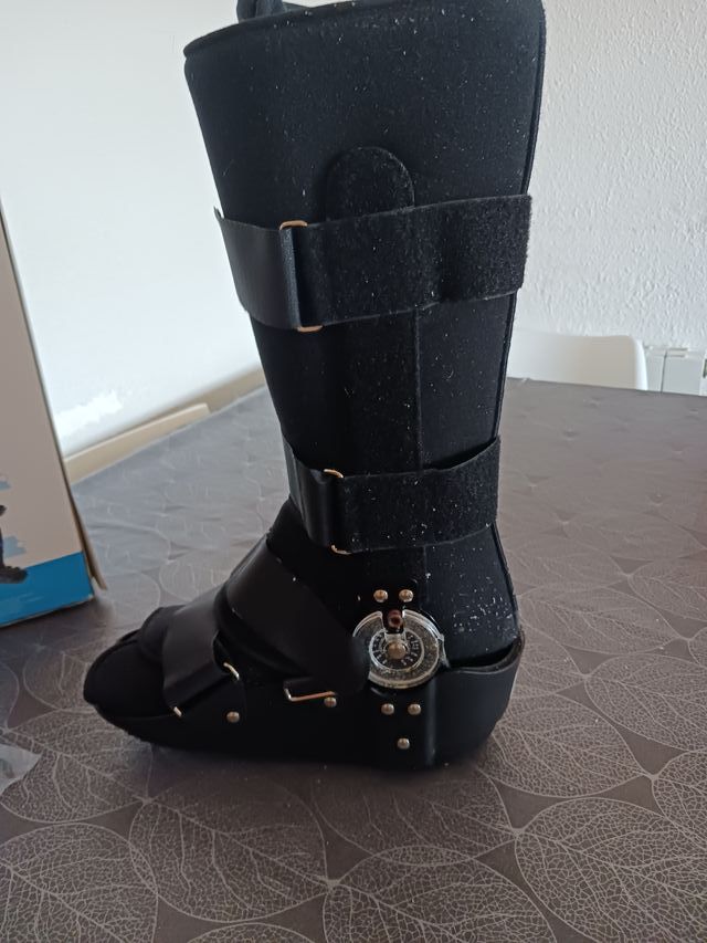  ortopedia bota Walker negra