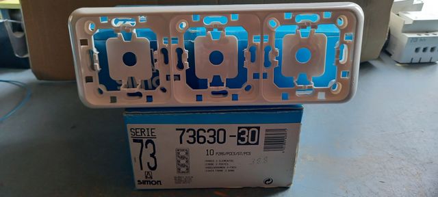 MARCO 3 ELEMENTOS SIMON SERIE 73 BLANCO 