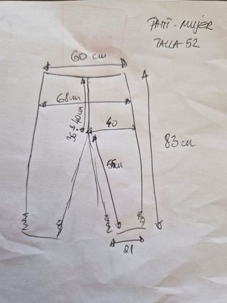 Pantalon verano Talla grande