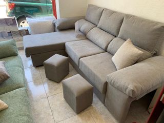 Sofa chaiselongue reversible . OFERTAS EN SOFAS