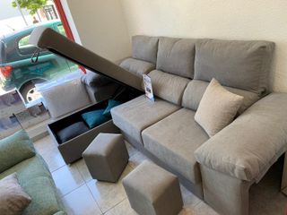 Sofa chaiselongue reversible . OFERTAS EN SOFAS