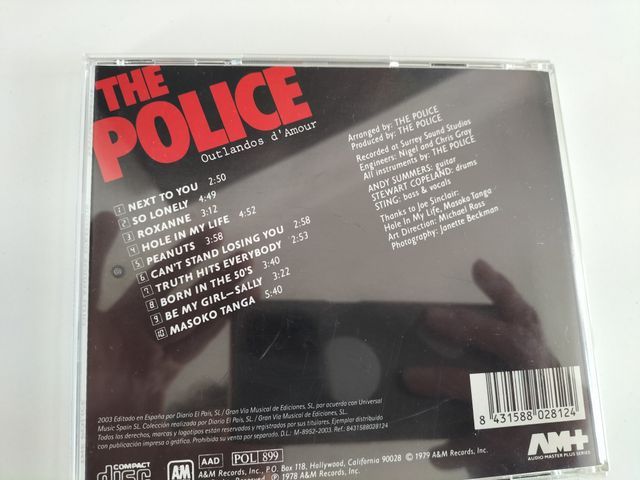 Outlandos d´Amour - The Police (CD)