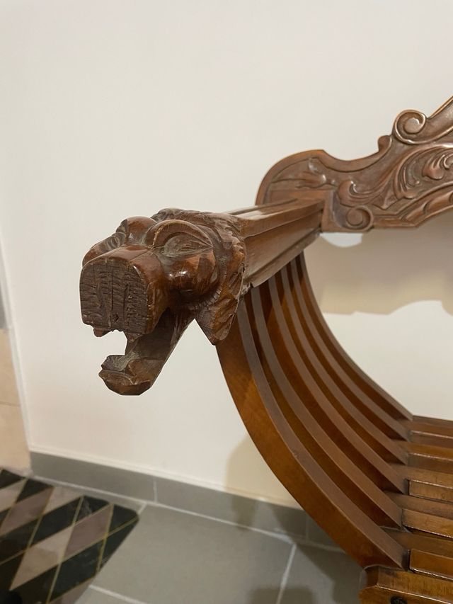 CHAIR SAVONAROLA-STUHL SEDIA POLTRONA SAVONAROLA