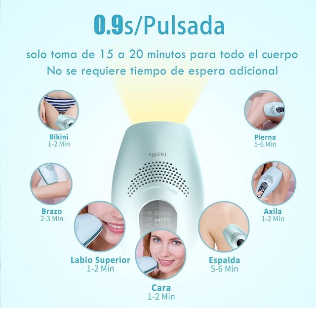 Sistema di epilazione permanente DEESS, 3 in 1