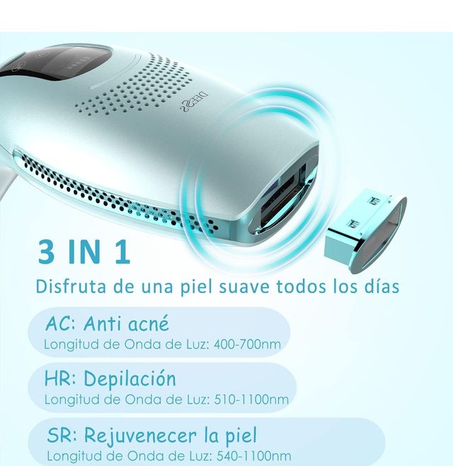 Sistema di epilazione permanente DEESS, 3 in 1