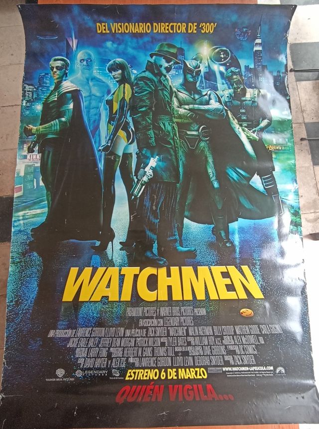 Cartel póster película watchmen