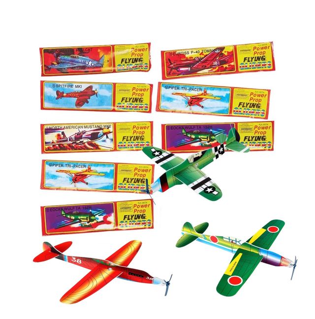 Aviones de juguete, Set 7 aviones de poliestireno