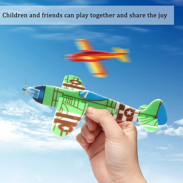 Aviones de juguete, Set 7 aviones de poliestireno