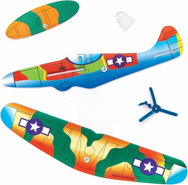 Aviones de juguete, Set 7 aviones de poliestireno