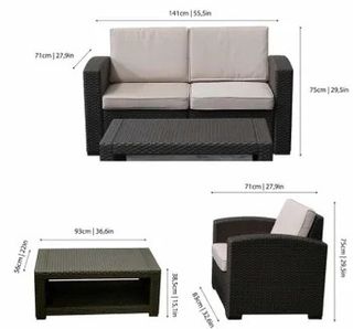 Super Oferta!! online Conjunto Muebles de Terraza
