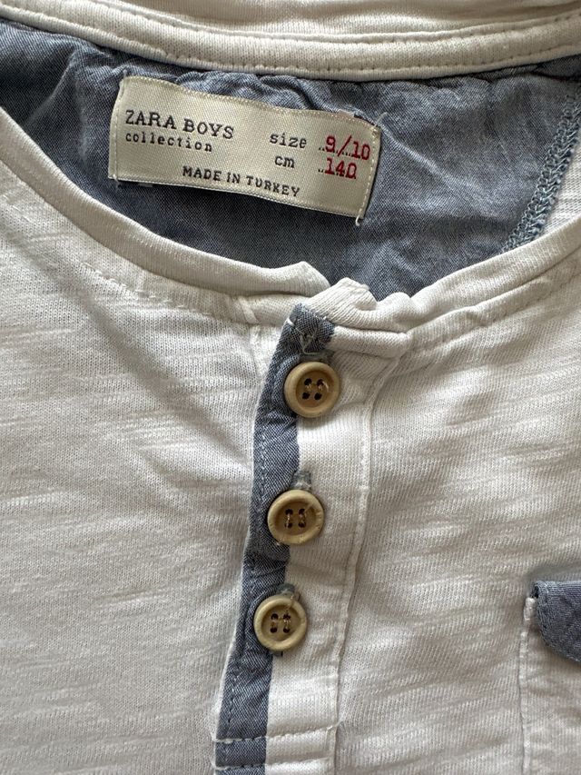 Camiseta manga larga Zara talla 9-10 años