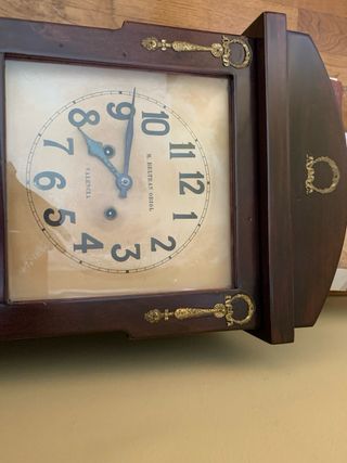 RELOJ PARED ANTIGUO M. BELTRAN OBIIL