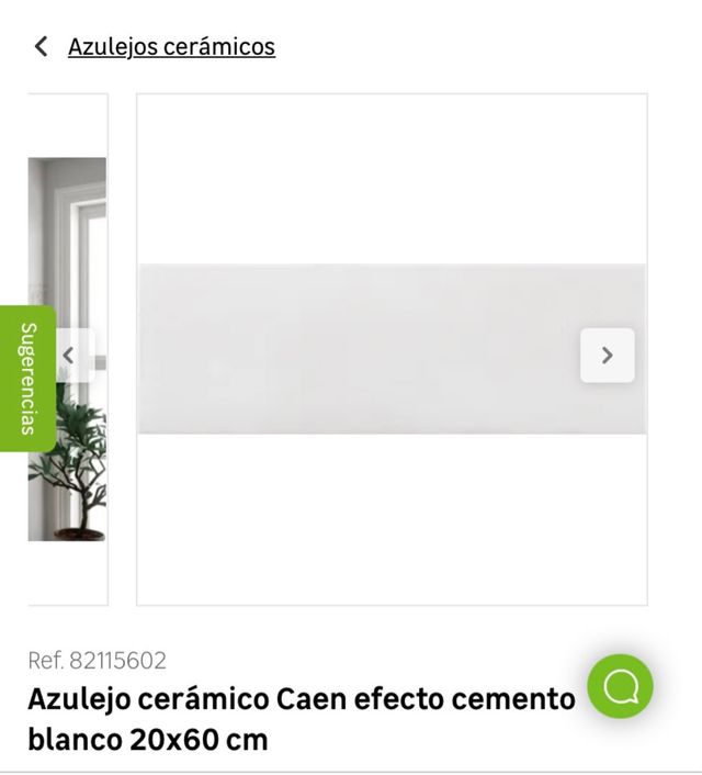 2 cajas azulejo blanco efecto cemento Caen