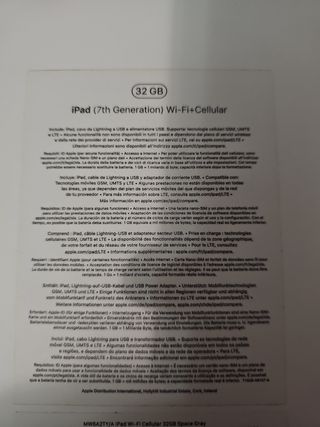 iPad 7 Apple Séptima generación Como nueva!!!