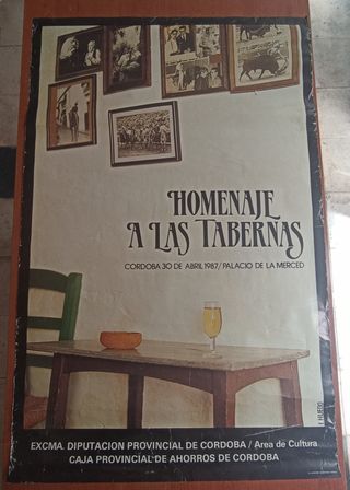 Cartel taberna de Córdoba