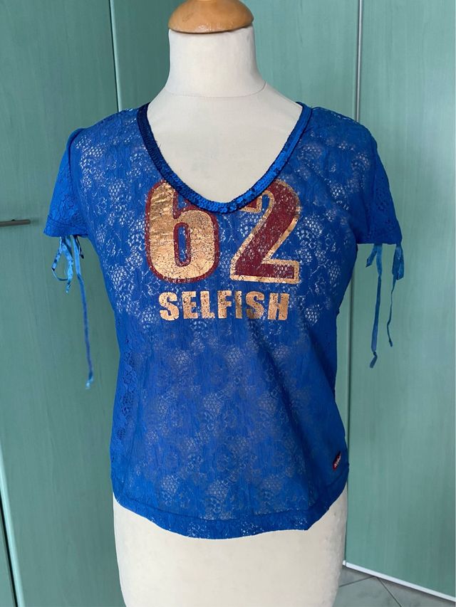 T-shirt in pizzo donna tg M Killah