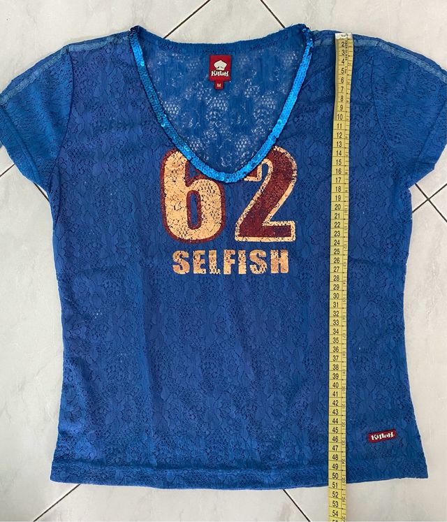 T-shirt in pizzo donna tg M Killah