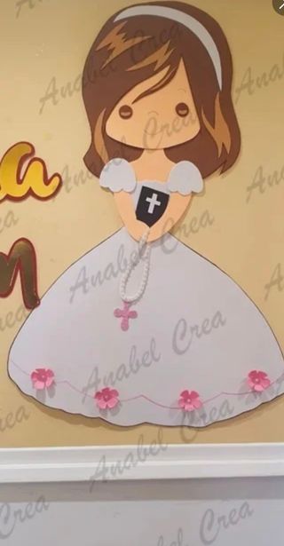 Muñeca grande de comunión para eventos