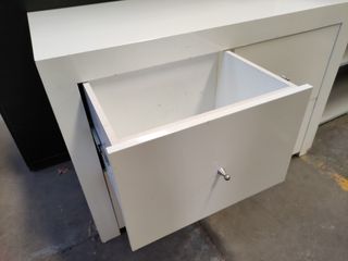 Aparador cajonera mostrador madera blanco