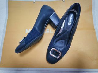 Zapato tacón Piel Usaflex