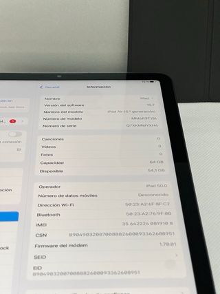 Ipad air 5 nueva M1 celular 64gb