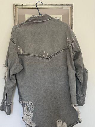 Cazadora vaquera oversize ZARA