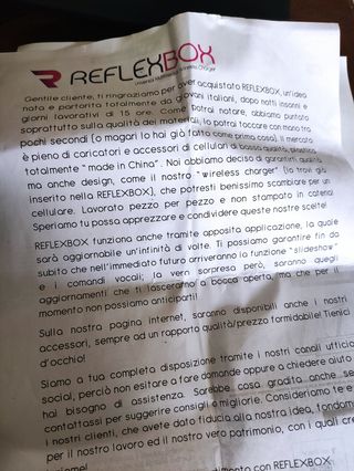 Reflex box originale