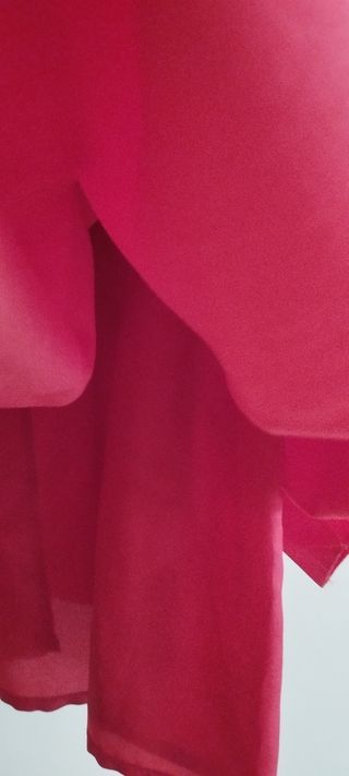Vestido y chaqueta rojo