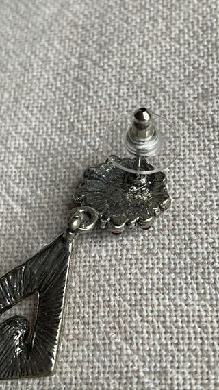 Orecchini pendenti mercantia pietre forma rombo