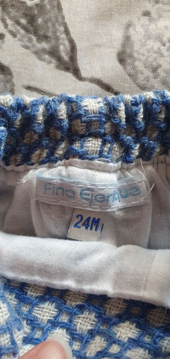 Peto Fina Ejerique. Talla 24 meses