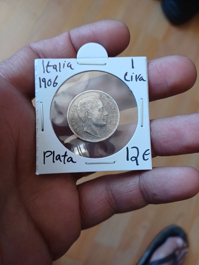 Moneda de plata 1 lira 1906